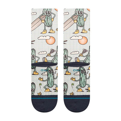 Stance Feeling Pickled Crew Sock Cream