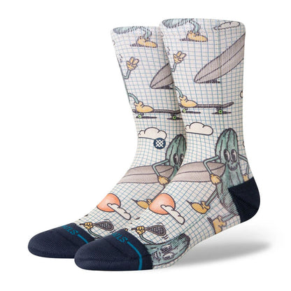 Stance Feeling Pickled Crew Sock Cream