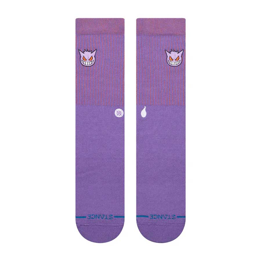 Stance Gengar Crew Sock Purple