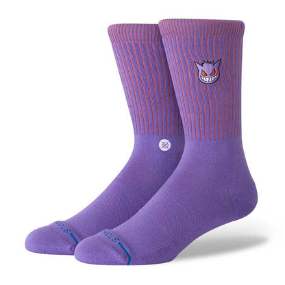 Stance Gengar Crew Sock Purple