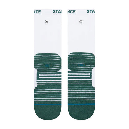 Stance Golf Fairway Ribbed Crew Sock White
