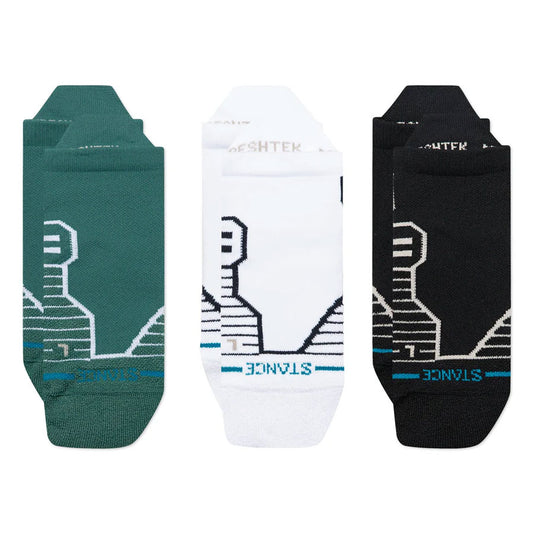 Stance Golf Mid Tab 3-Pack No Show Teal
