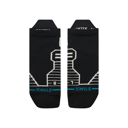 Stance Golf Mid Tab No Show Black