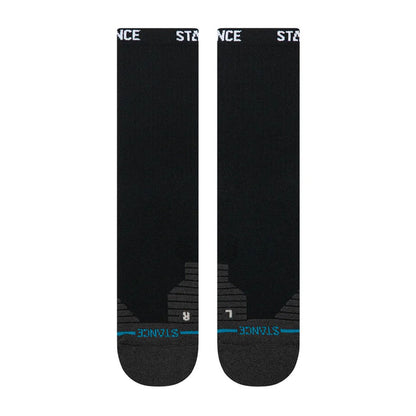 Stance Golf Ribbed Mid Crew Sock Black