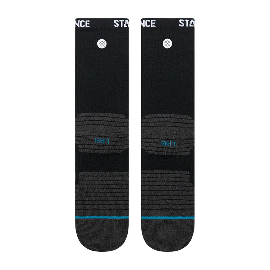 Stance Golf Ribbed Mid Crew Sock Black