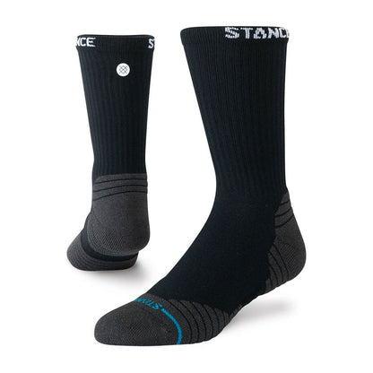 Stance Golf Ribbed Mid Crew Sock Black