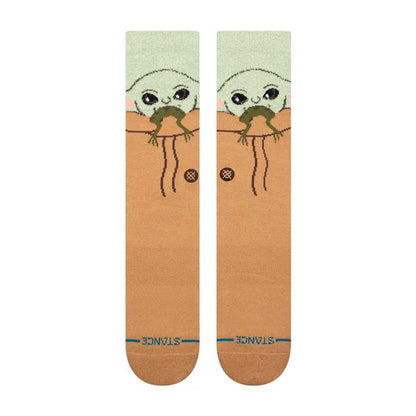 Stance Grogu Hungry Crew Sock Green