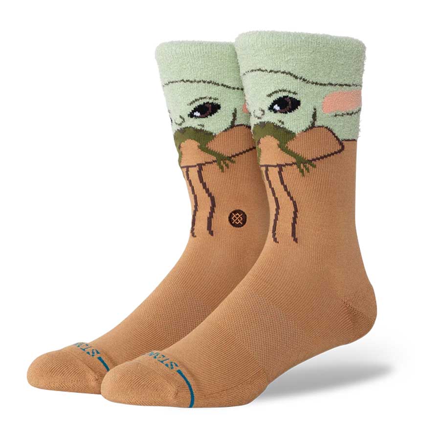 Stance Grogu Hungry Crew Sock Green