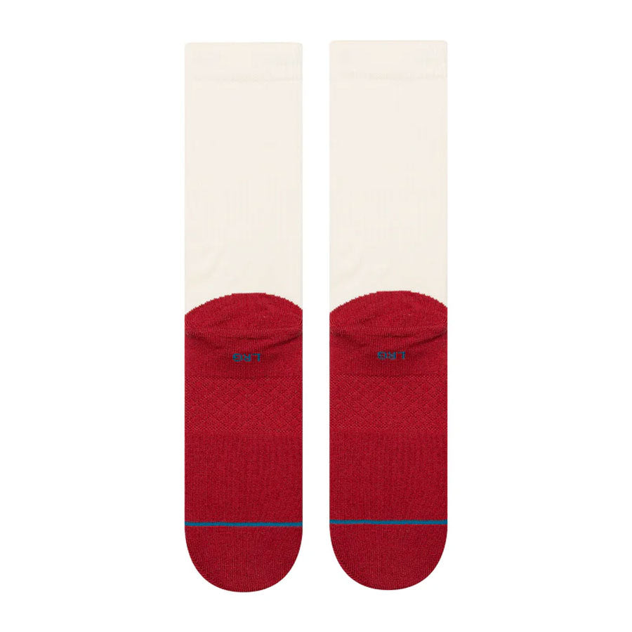 Stance Heating Up Crew Sock Red