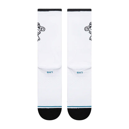 Stance High Quality Low Class Crew Sock White