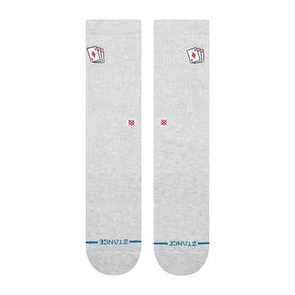 Stance Hit Me Crew Sock Heathergrey
