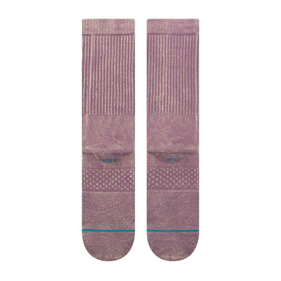 Stance Icon Dyed Crew Sock Plum