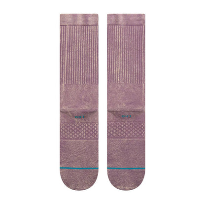 Stance Icon Dyed Crew Sock Plum