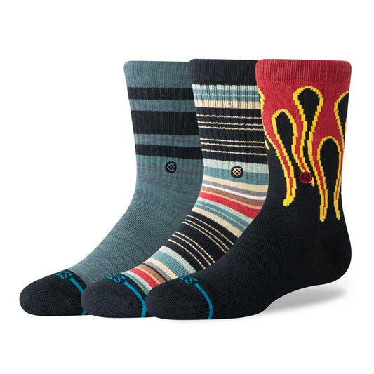 Stance Kids' Blaze Sock 3-Pack Multi