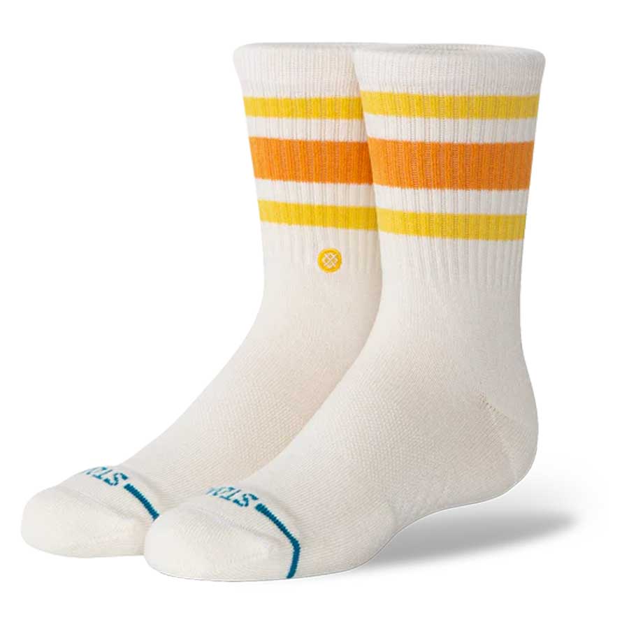 Stance Kids' Boyd Crew Sock Mustard