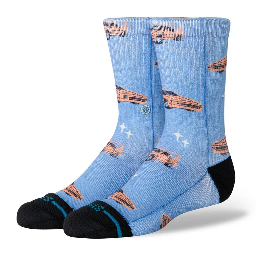 Stance Kids' Chop Shop Crew Sock Capri Blue