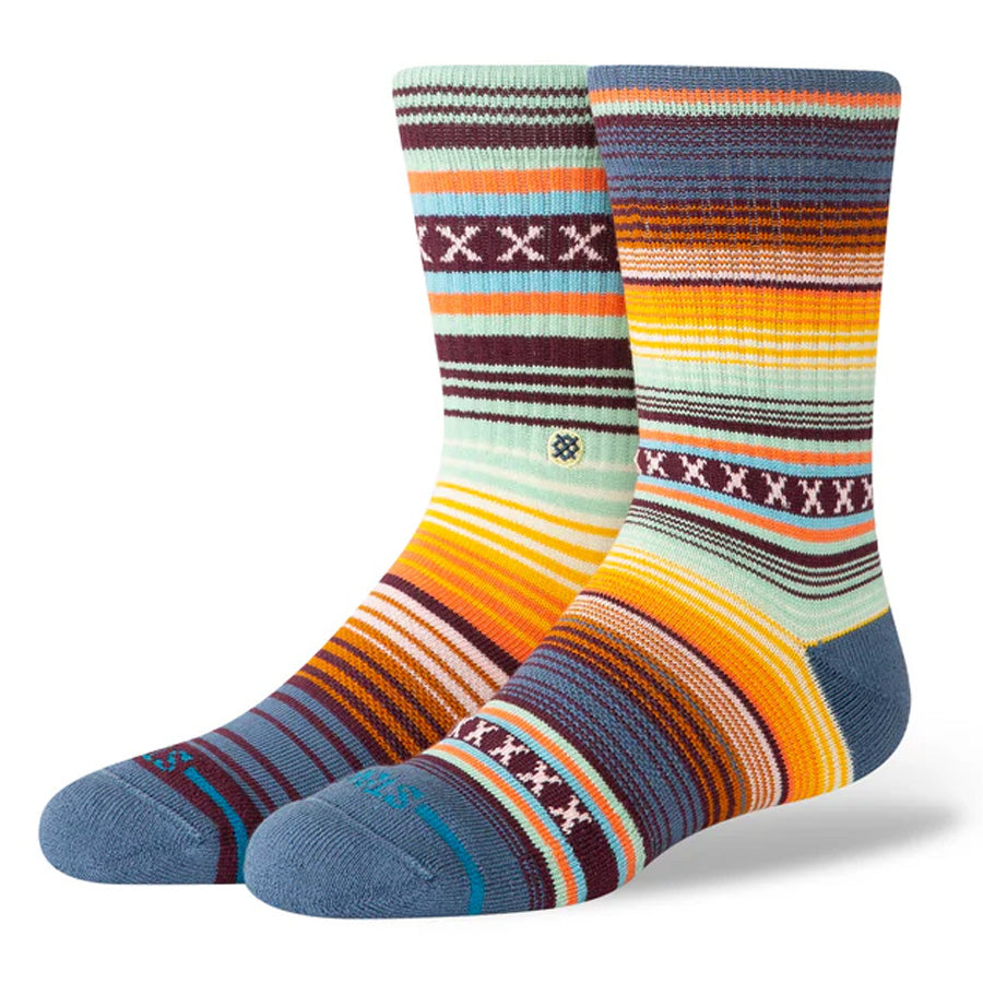 Stance Kids' Curren Crew Sock Seablue