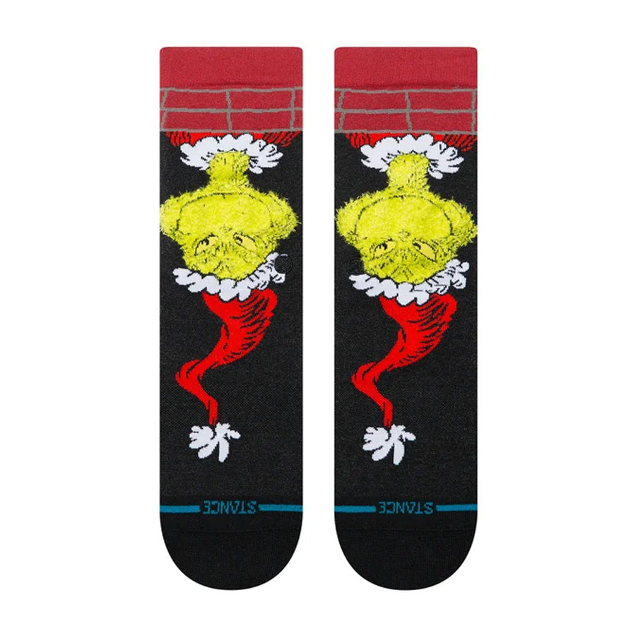 Stance Kids' Ftpa Down The Chimney Crew Sock Black
