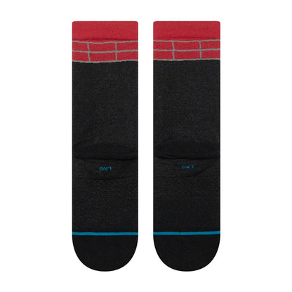 Stance Kids' Ftpa Down The Chimney Crew Sock Black