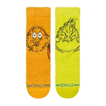 Stance Kids' Grinch And Max Sock Green