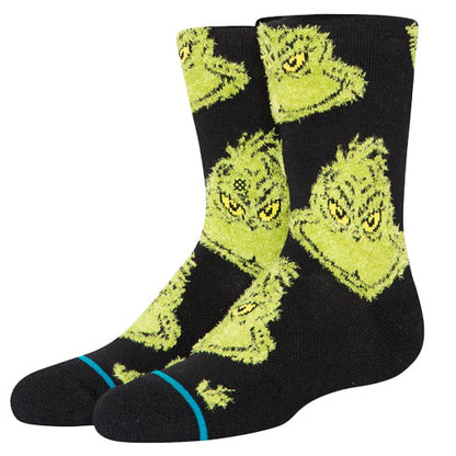 Stance Kids' Mean One Sock Black