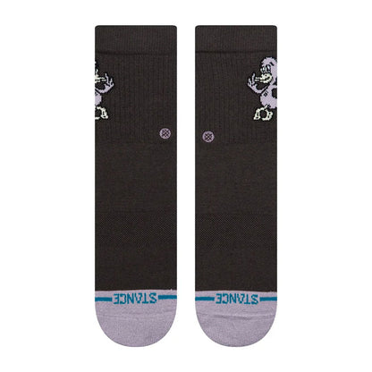 Stance Kids' Lights Out Crew Sock Charcoal
