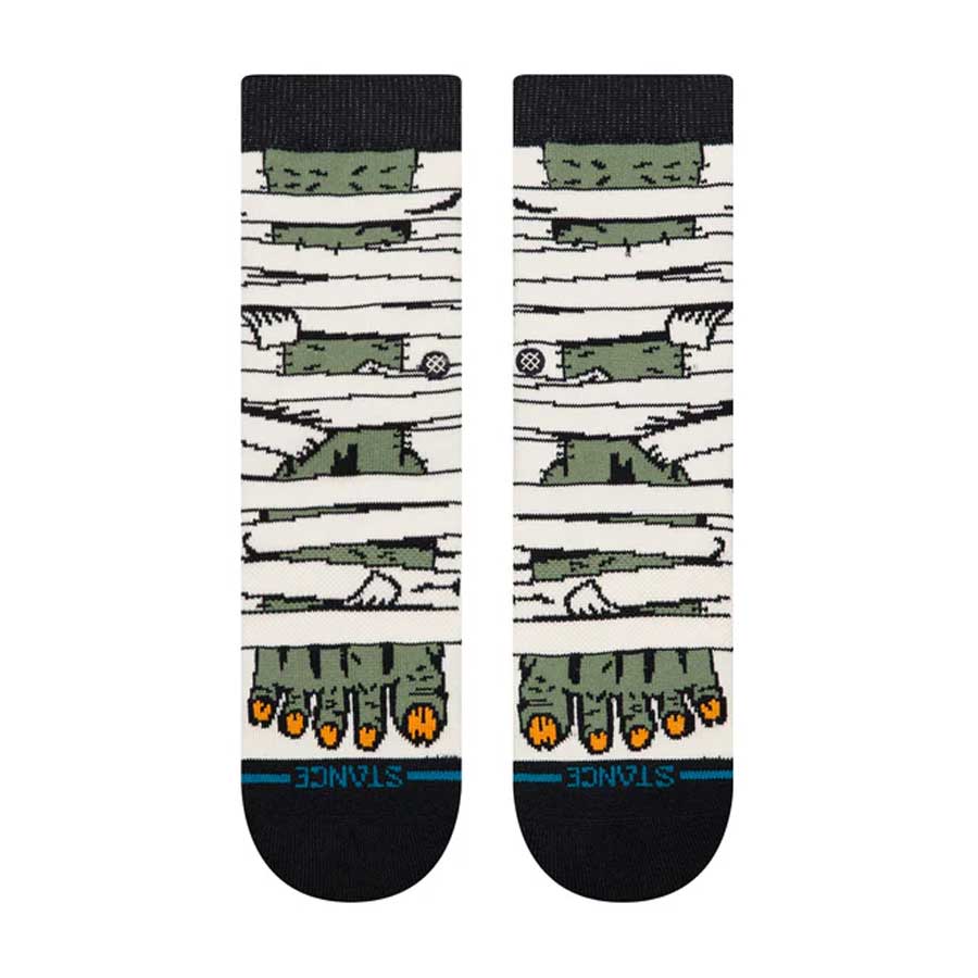 Stance Kids' Mummy Madness Crew Sock Canvas