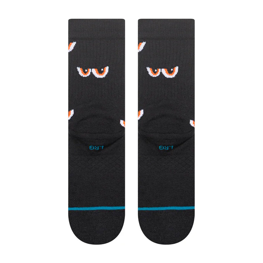 Stance Kids' Neighborly Crew Sock Black