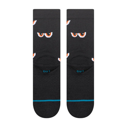 Stance Kids' Neighborly Crew Sock Black