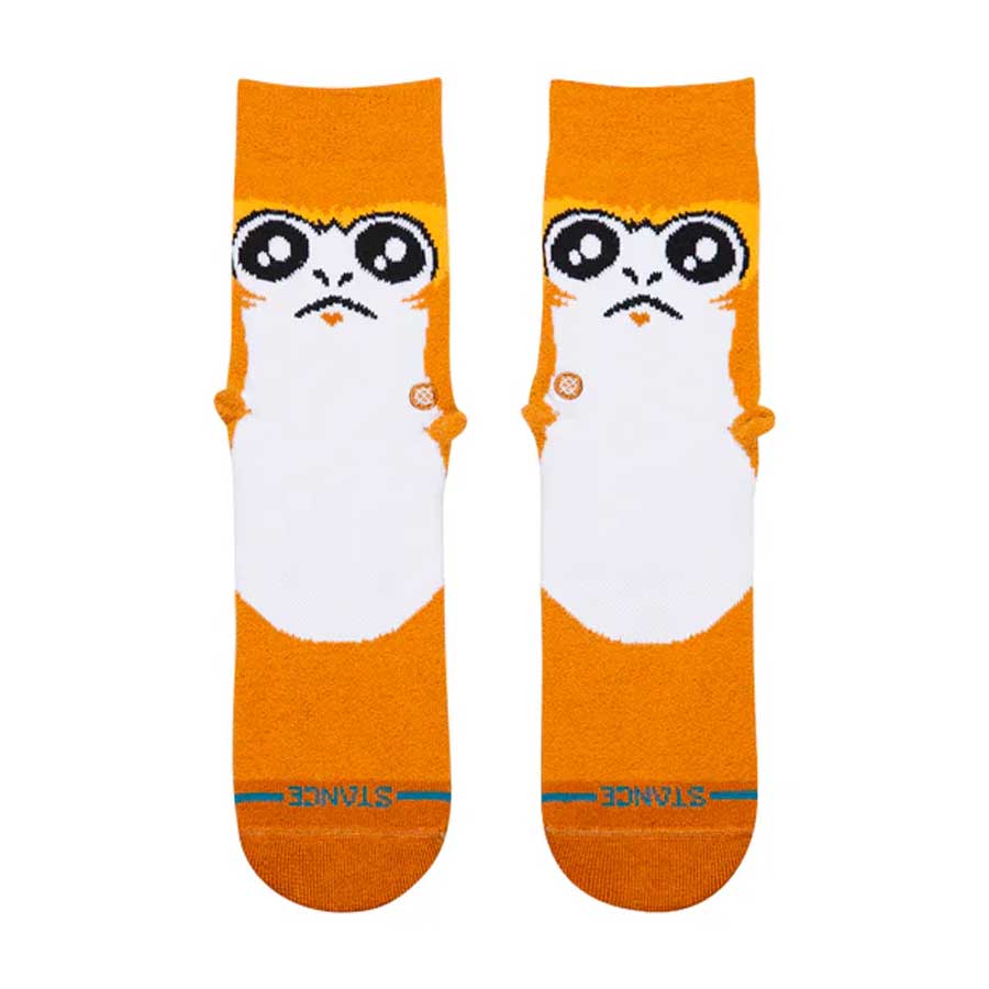 Stance Kids' Porg Crew Sock Brown