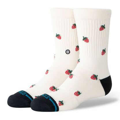Stance Kids' So Sweet Crew Sock Ivory