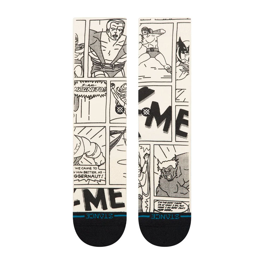 Stance Marvel Good Vs Bad Crew Sock Black/White