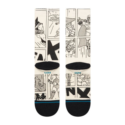 Stance Marvel Good Vs Bad Crew Sock Black/White