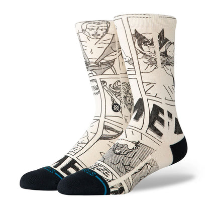 Stance Marvel Good Vs Bad Crew Sock Black/White