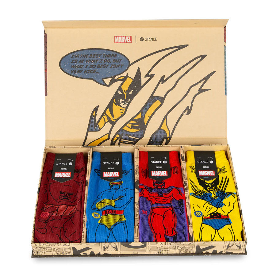 Stance Marvel VS Crew Sock Box Set Multi