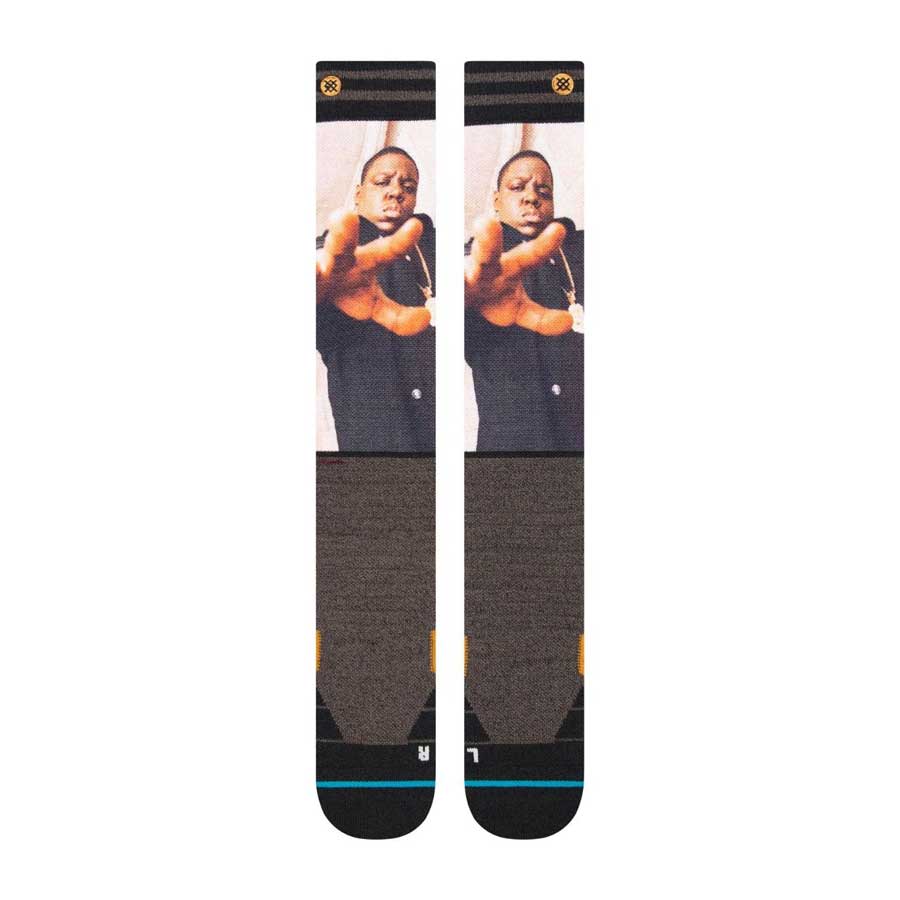 Stance Men's Biggie King of NY Snowboard Sock Black 2026