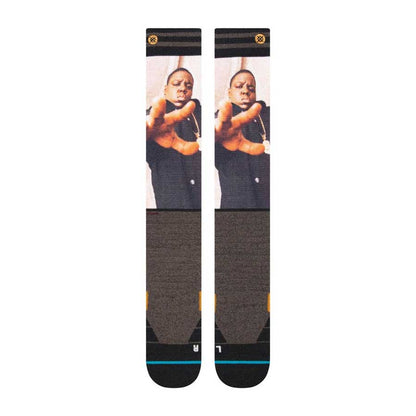 Stance Men's Biggie King of NY Snowboard Sock Black 2026