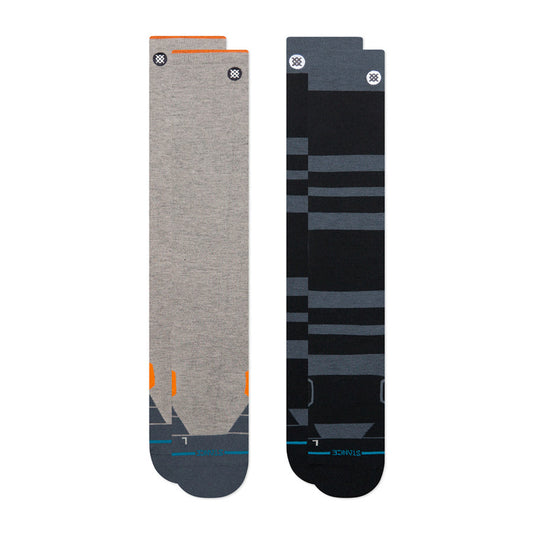 Stance Men's Snow Corporate Ultralight Poly 2-Pack Grey 2027