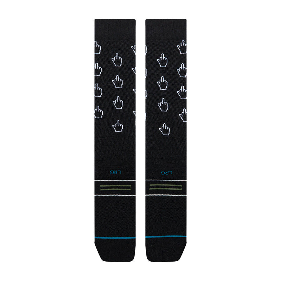 Stance Men's Snow Cursor Mid Poly Black 2027