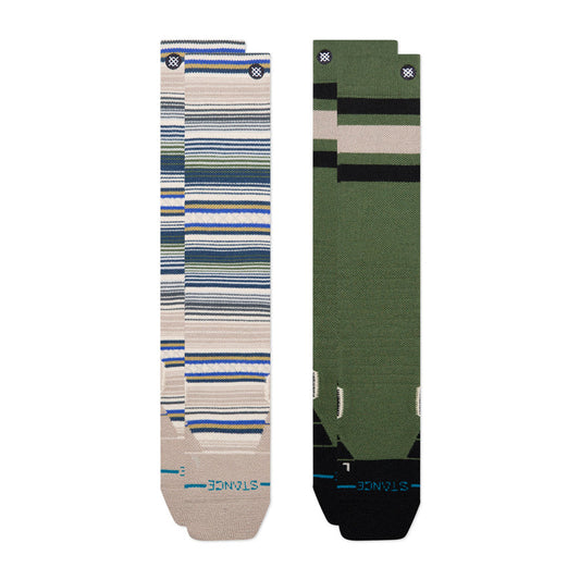 Stance Men's Snow Jorongo Mid Wool 2-Pack MUltralightti 2027
