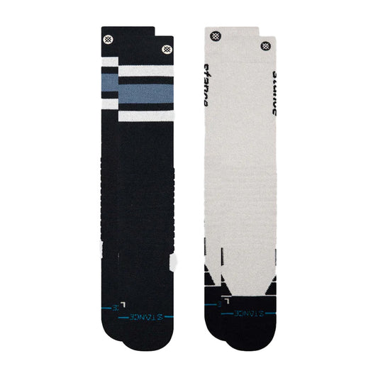 Stance Men's Snow Speed Mid Poly 2-Pack Sock Black 2026