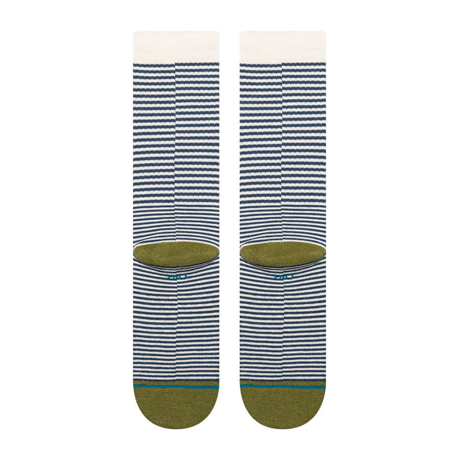 Stance Mini Bar Crew Sock Olive
