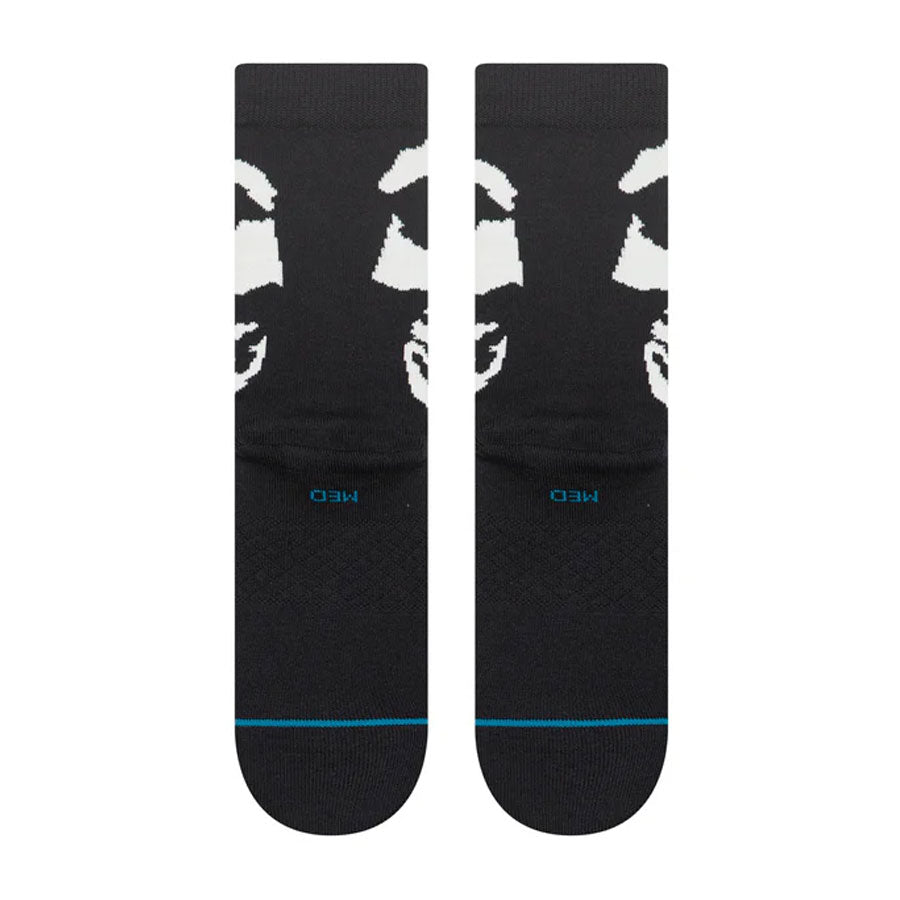 Stance Misfits Beware Crew Sock Black