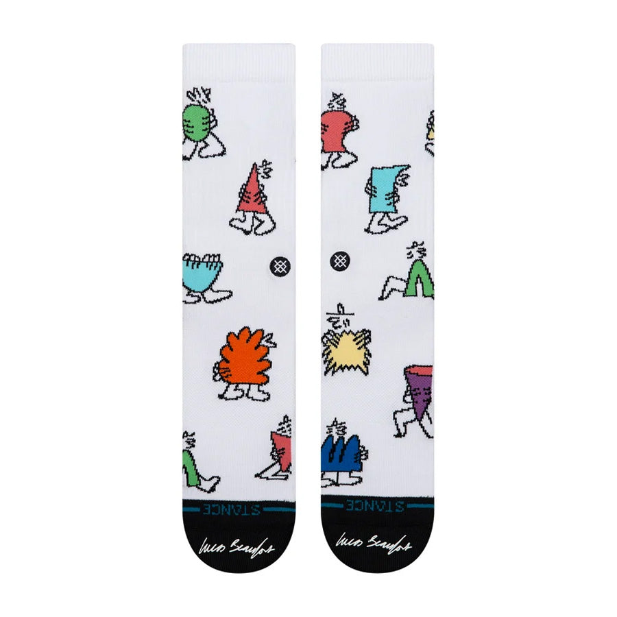 Stance Shape Shifter Crew Sock White