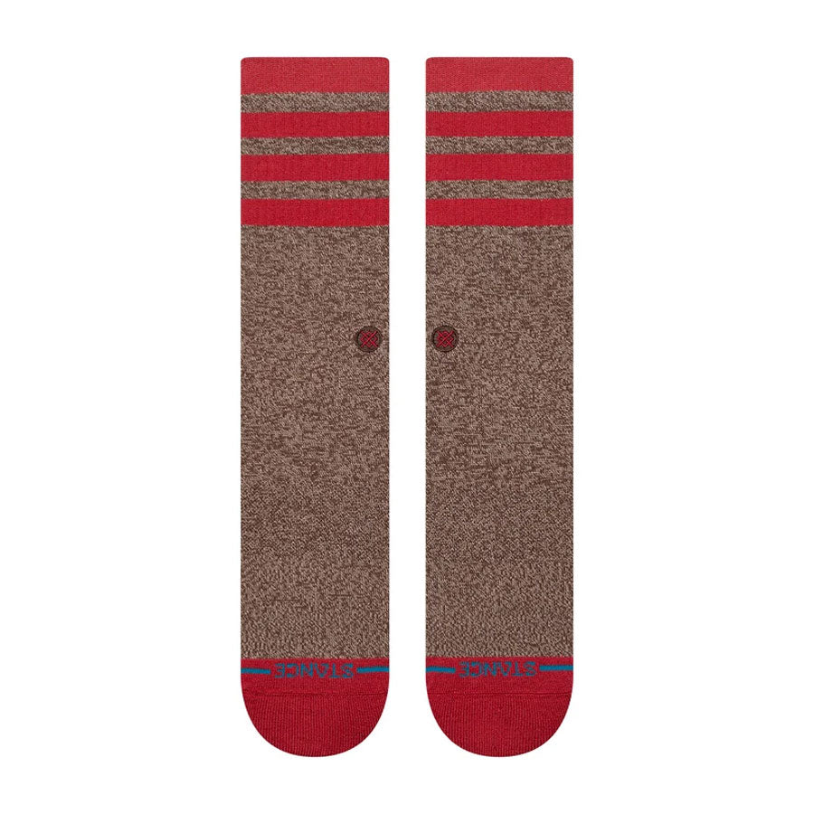 Stance Sock Monkey Crew Sock Brown