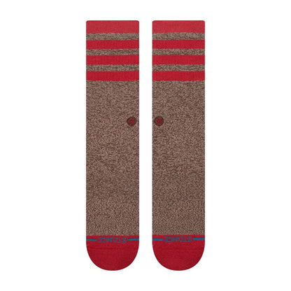 Stance Sock Monkey Crew Sock Brown