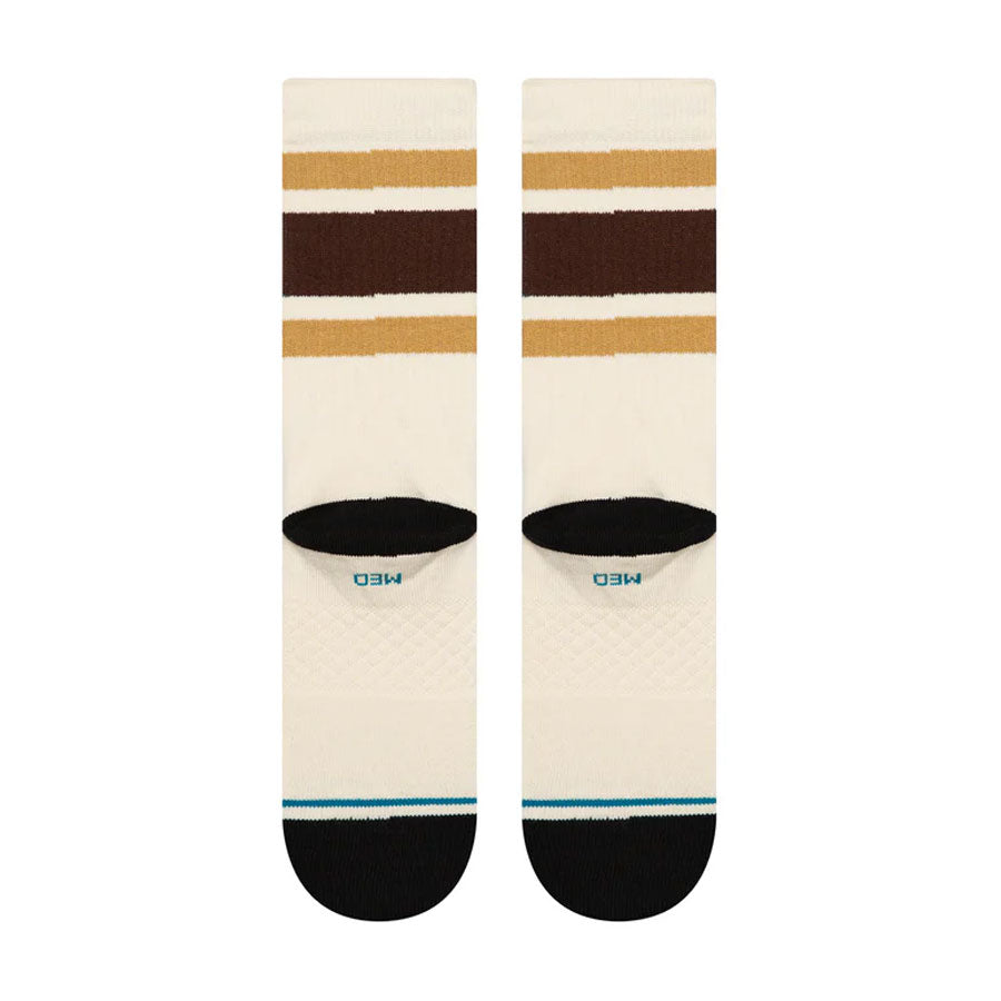 Stance Staple Boyd Crew Sock Dark Brown
