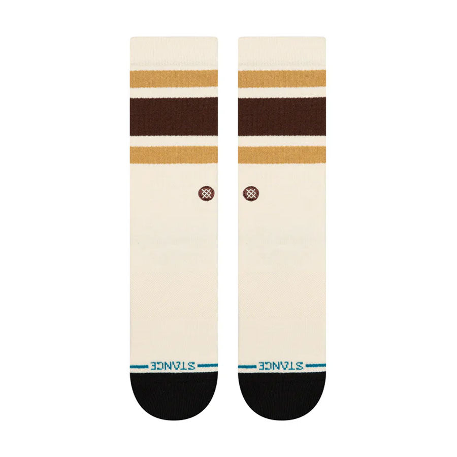 Stance Staple Boyd Crew Sock Dark Brown