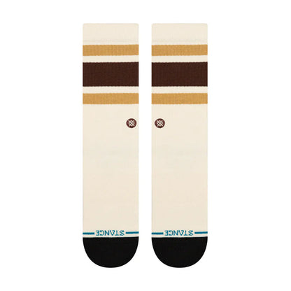 Stance Staple Boyd Crew Sock Dark Brown