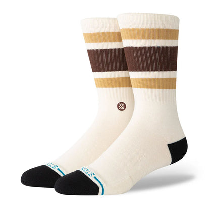 Stance Staple Boyd Crew Sock Dark Brown